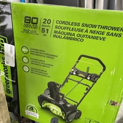 Greenworks Pro 80-volt 20-in Single-stage Push Cordless Electric Snow Blower