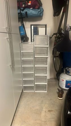 Stackable clear Shoe Storage Box