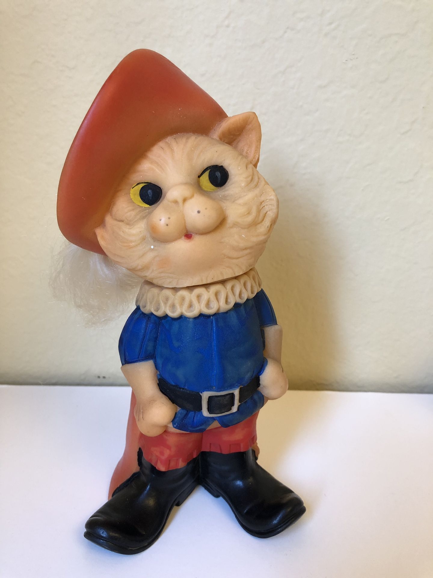 Puss in Boots rare Vintage USSR toy Cat in the Hat