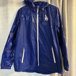 Los Angeles Dodgers G-III 4Her by Carl Banks Women's Double Coverage Full-Zip Hoodie Jacket - Royal