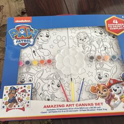 Paw patrol canvas set new