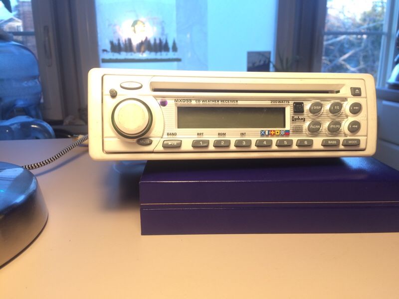 Dual marine stereo with weather receiver mxd55 200w cd/iplug for Sale in Seattle, WA OfferUp