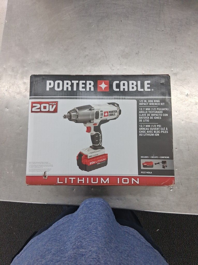 20V 1/2IN. HOG RING IMPACT WRENCH KIT $117