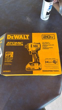 Brand spanking new dewalt atomic compact series 1/4” impact drive