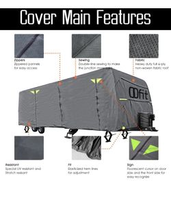 OOFIT Travel Trailer RV Cover Fits for 27’ – 30’ RVs