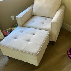 Chair And Ottoman 