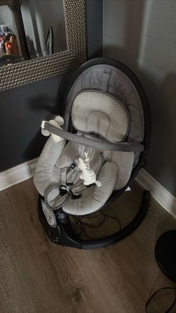 Napei Baby Swing for Infants with Bluetooth-Gray