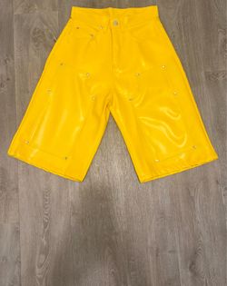 Yellow Lone Chryst Shorts