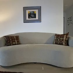 Crate & Barrel Infiniti 88" Curve Back Sofa