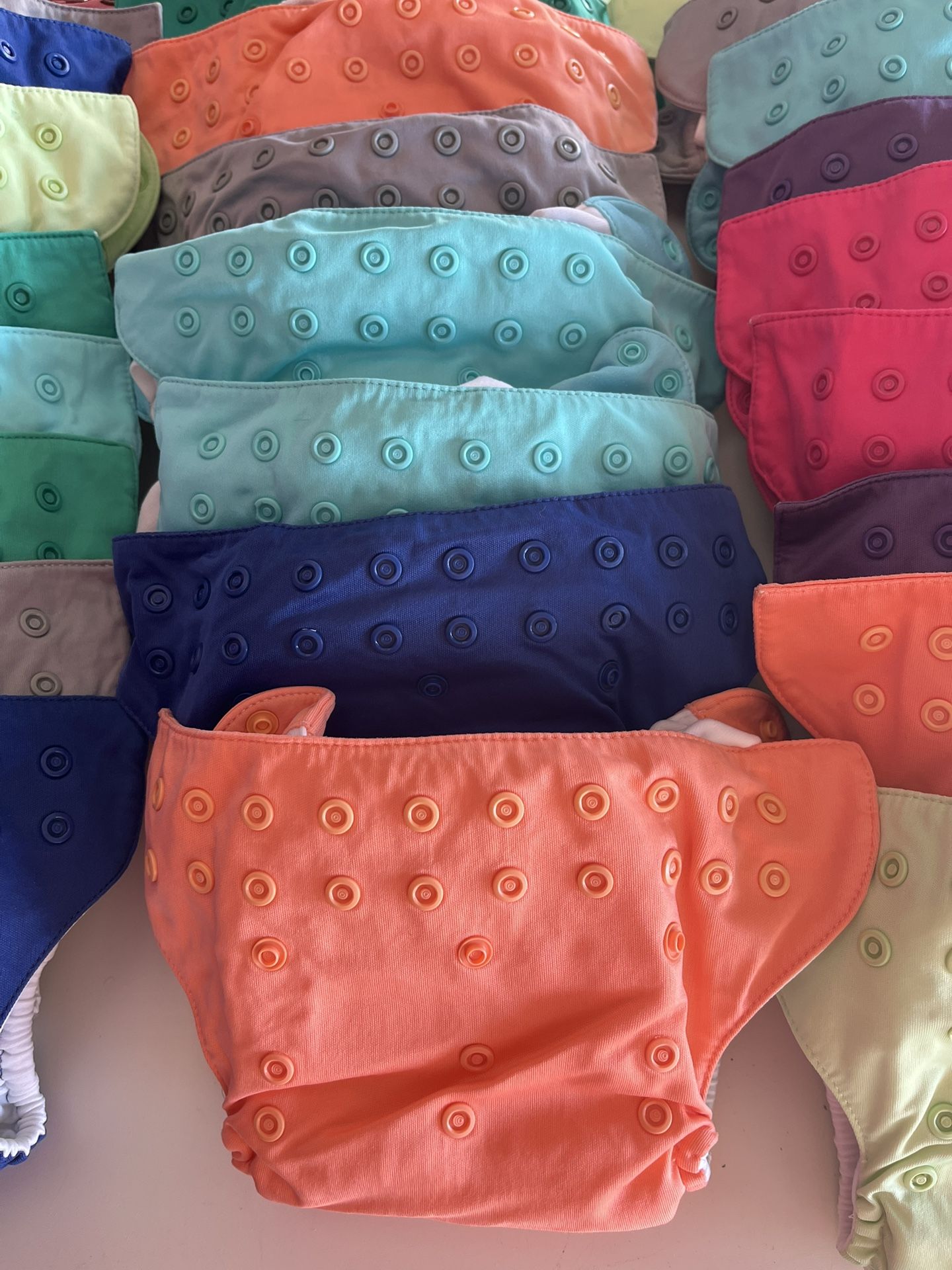 Cloth Diapers - 52 Total