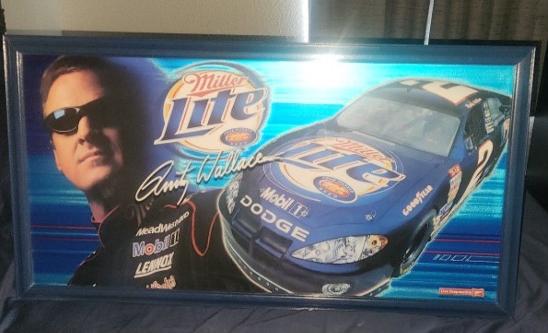 Rusty Wallace Nascar wall Hanging Picture