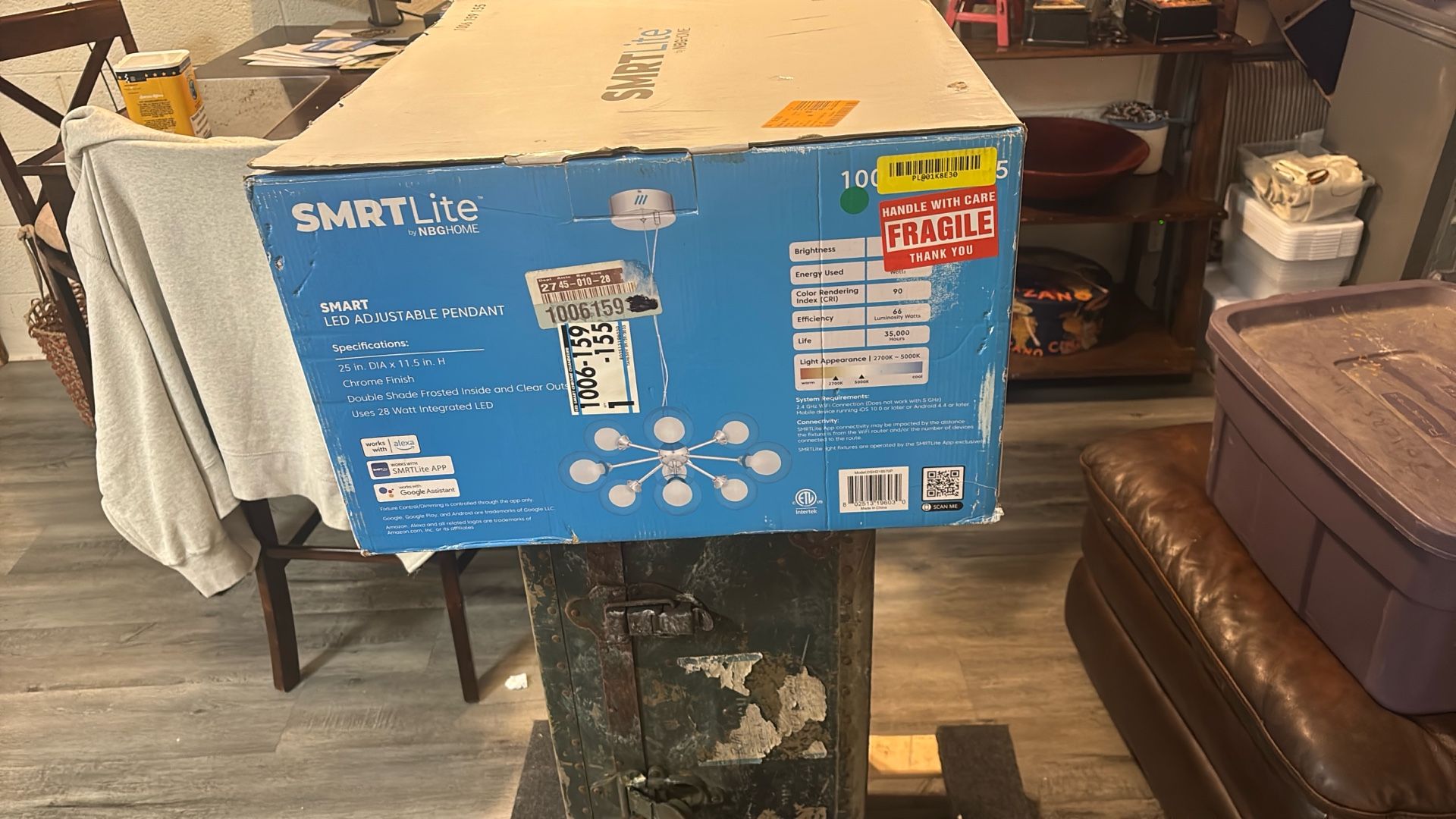 NGBHome 9 Globe Double Shade Pendant Smart Light Chandelier