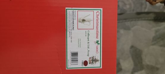 Christmas time by Nikko coffee set