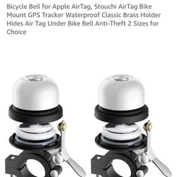 Bicycle Bell For Apple Air Tag ( Includes 2)