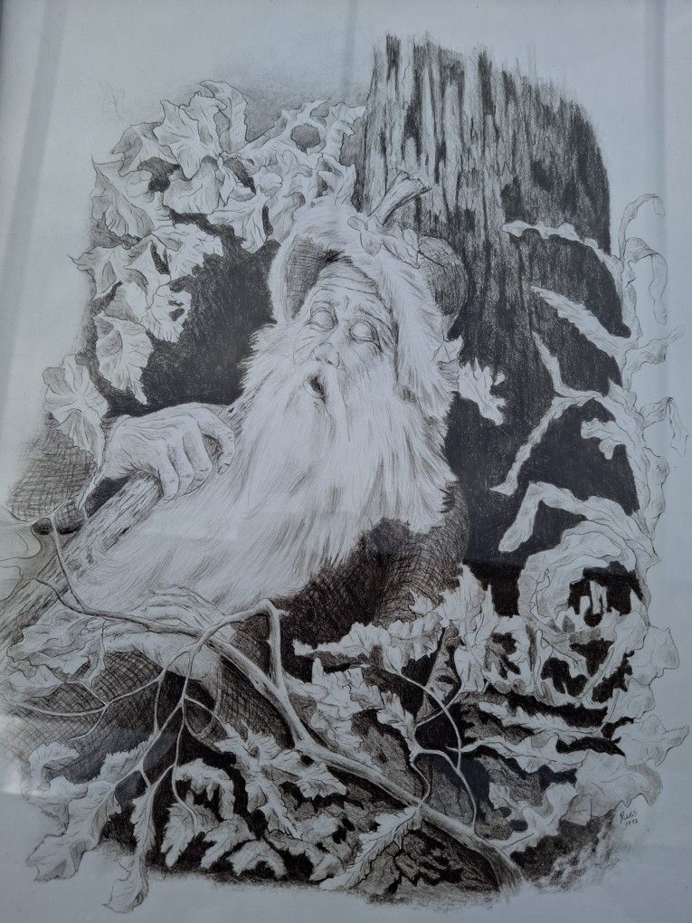 Rip Van Winkle - Original Pencil Drawing