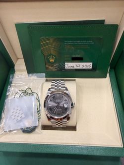 Rolex Datejust 41mm Wimbledon 126300 brand new