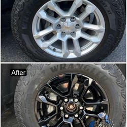 RIM BLACK OUT & CALIPER PAINTING 