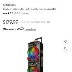 8000 Watts Of Bass Bluetooth Speaker Perfect For Homes