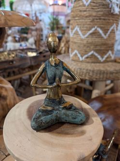 Brass Yoga Lady