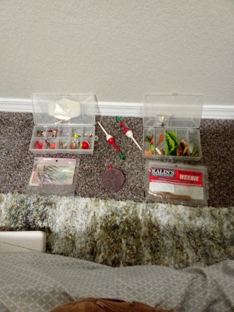 Fishing Tackle, Lures, And Bait.