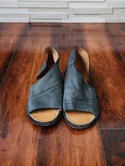 Free People Mont Blanc Leather Sandals Black EU 36 US 5