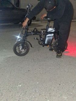 Folding Electric Bike Black