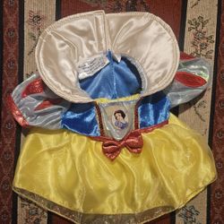 BUILD-A-BEAR WORKSHOP DISNEY SNOW WHITE COSTUME DRESS