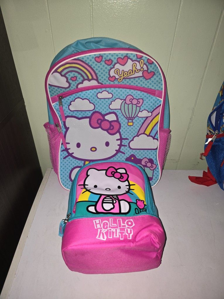 Hello Kitty Backpack & Lunch Bag