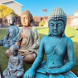 Concrete Buddha Garden Statue