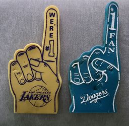 Dodgers/Lakers Foam Fingers