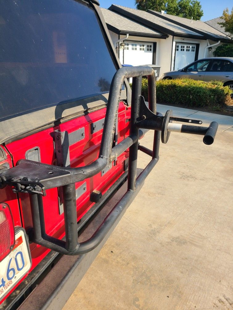 Jeep Tj Spare Tire Rack