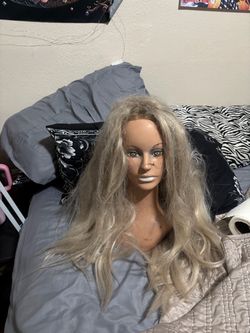 Long Blonde Wavy Wig