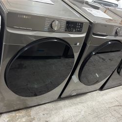 Gas Dryer And Frontload Washer Set 