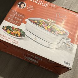 Beautiful 5 In 1 Expandable Electric Skillet