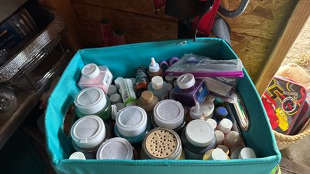 Glitter and paint