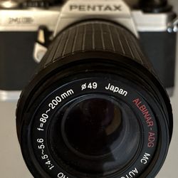 Asahi Pentax K1000 35mm SLR Film Camera With Alina’s Lens.