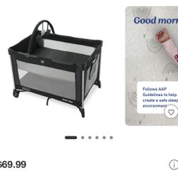 Pack And Play/ Bassinet With Mobile 