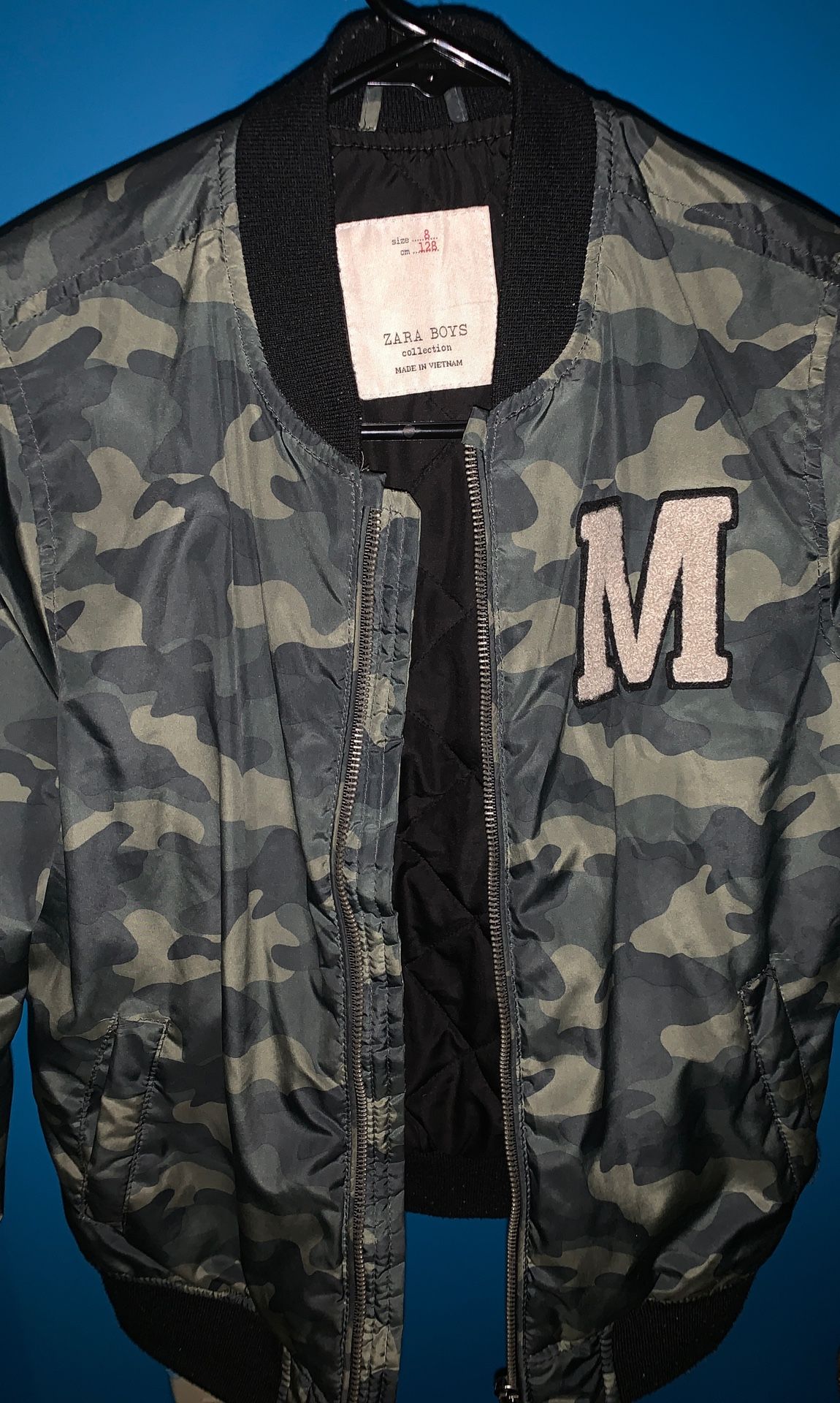 Zara boys bomber jacket size 8