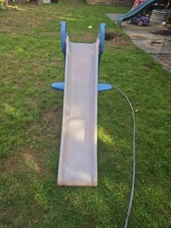 Littel tikes blue and pink slide