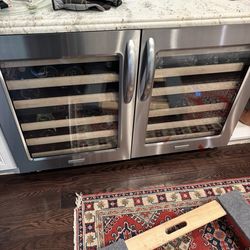 One Kitchen Aid wine cooler