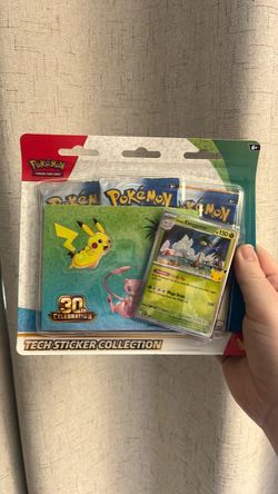Pokemon 30th Celebration Tech Sticker Collection