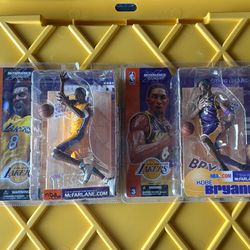 Kobe Bryant Lakers Mcfarlane Series 1 & 3 $150