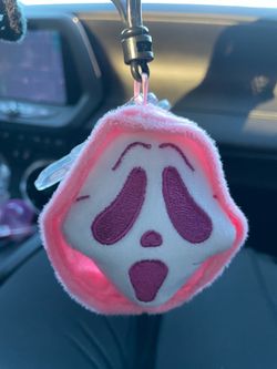 Ghost face plush keychain