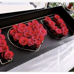 Beautiful I Love You Boxes Flower Arrangement 