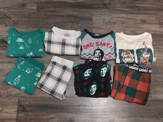 Christmas Pajama Sets for Kids (Size 6-8)