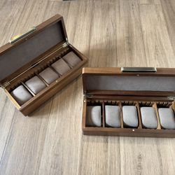 Custom Men's Watch Boxes by Shanik – Set of 2 – $40 for Both - $40 (Homer Glen)