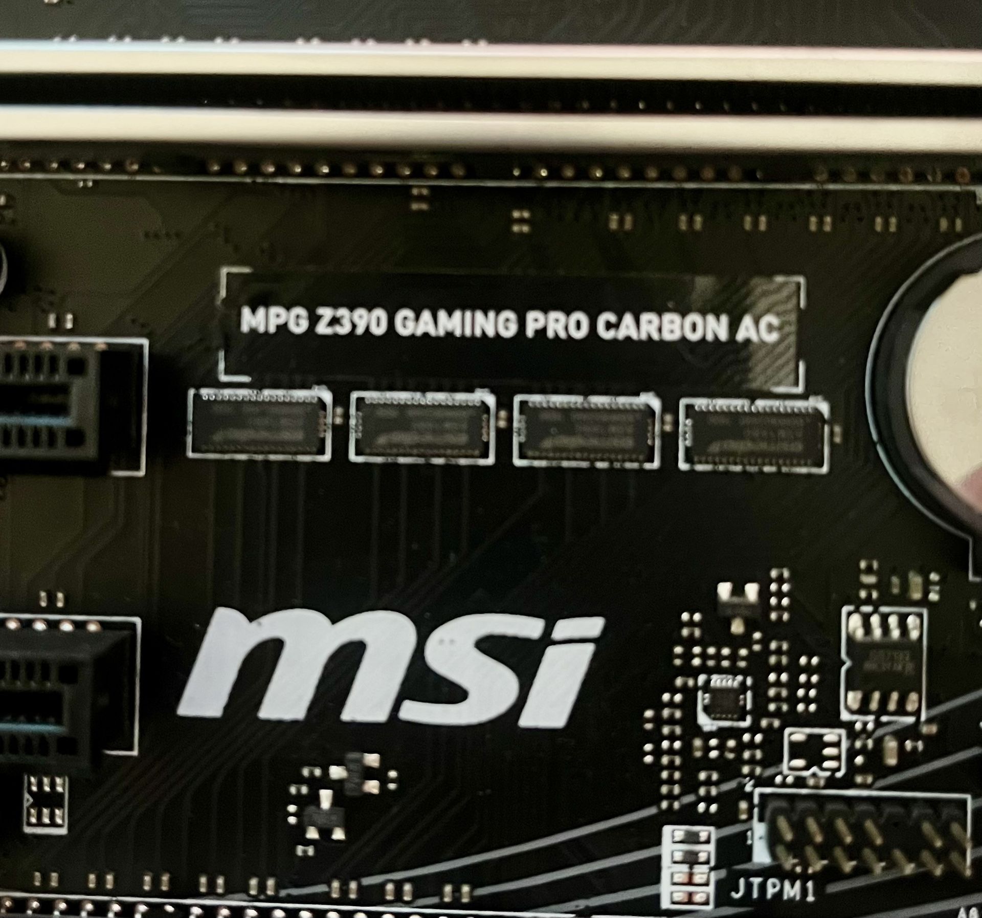 MSI MPG Z390 Gaming Pro Carbon AC Motherboard