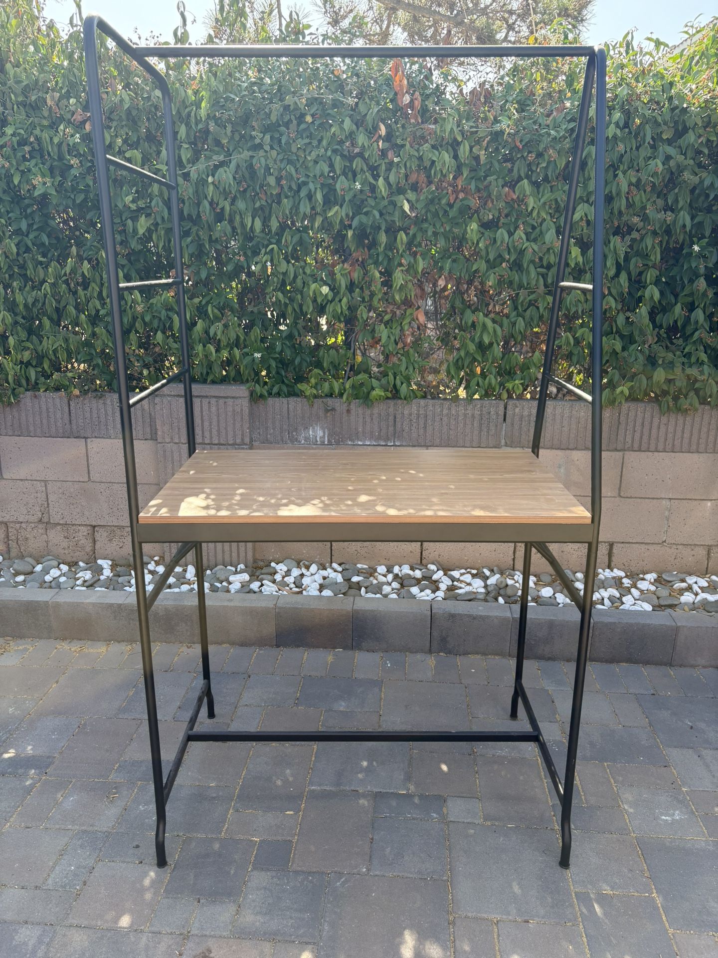 Ikea kitchen island table with storage ladder