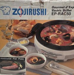 Zojirushi Gourmet d'Expert EP-PBC10 Electric Skillet Pan Lid Cord #4287U R8