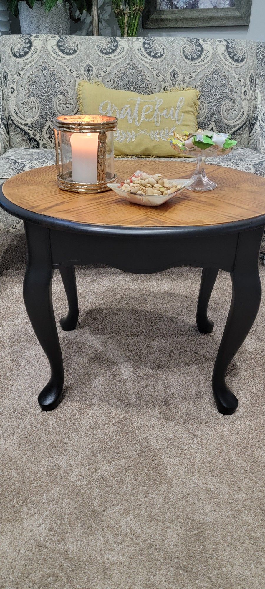 Oval Serving Table Or End Table